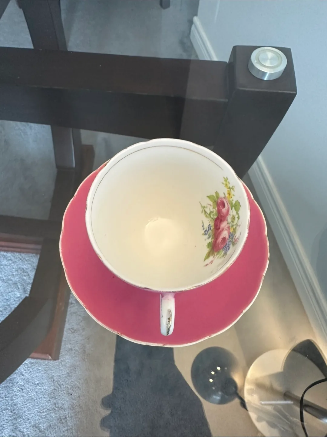 Floral Tea Cup and Saucer Set thumbnail