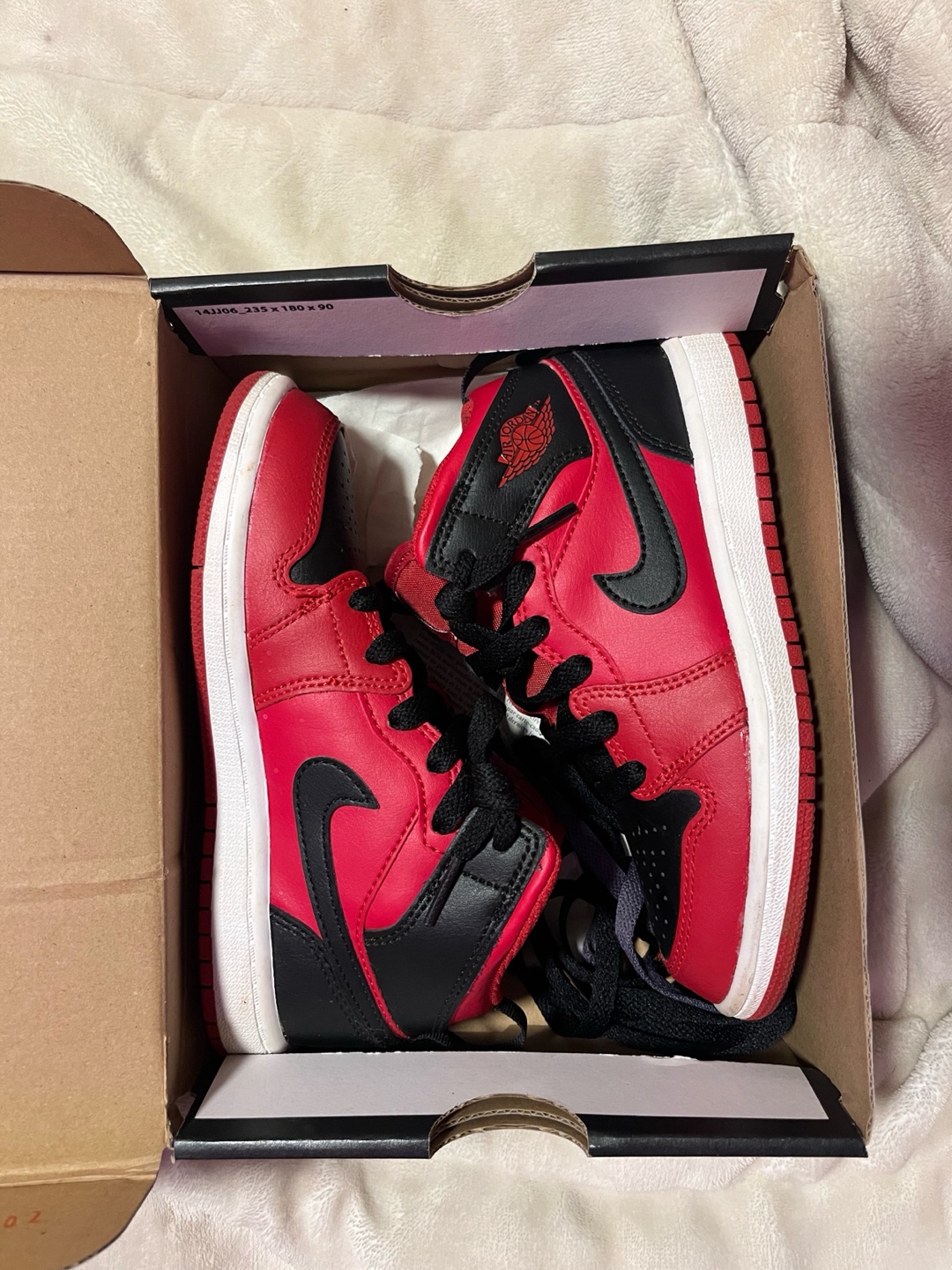 Air Jordan 1 Mid Toddler Shoes - Size 13C