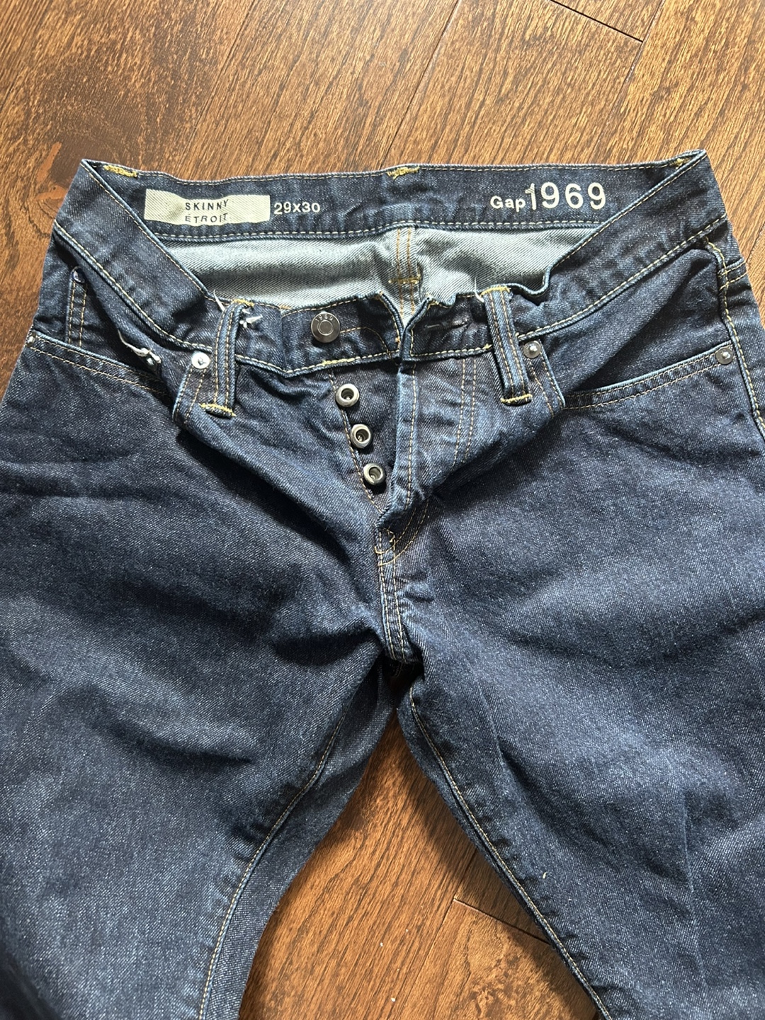 Gap 1969 Skinny Detroit Jeans 29x30 - photo 2