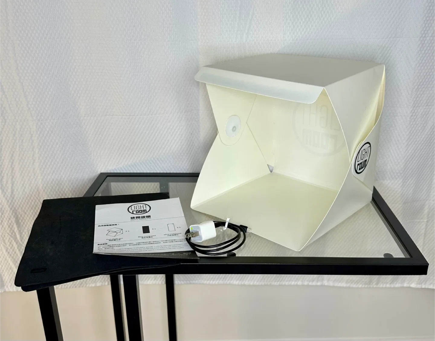 Sm Foldable LED Light Tent Portable Photo Studio BOX image indicator(2)