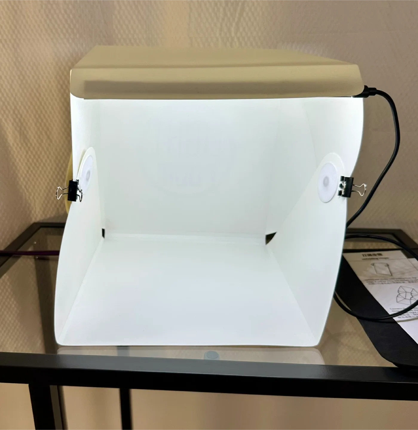 Sm Foldable LED Light Tent Portable Photo Studio BOX image indicator(5)