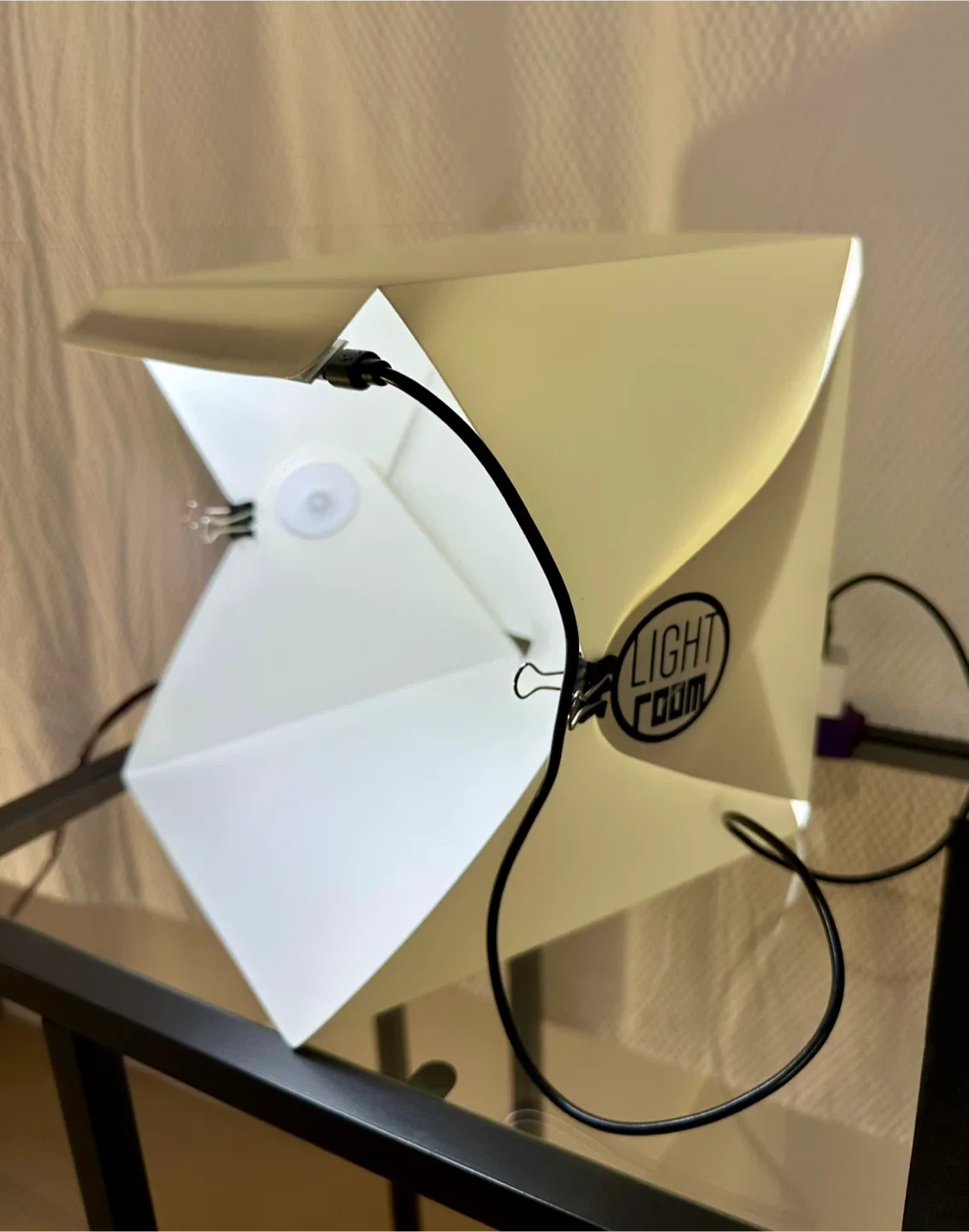 Sm Foldable LED Light Tent Portable Photo Studio BOX image indicator(4)