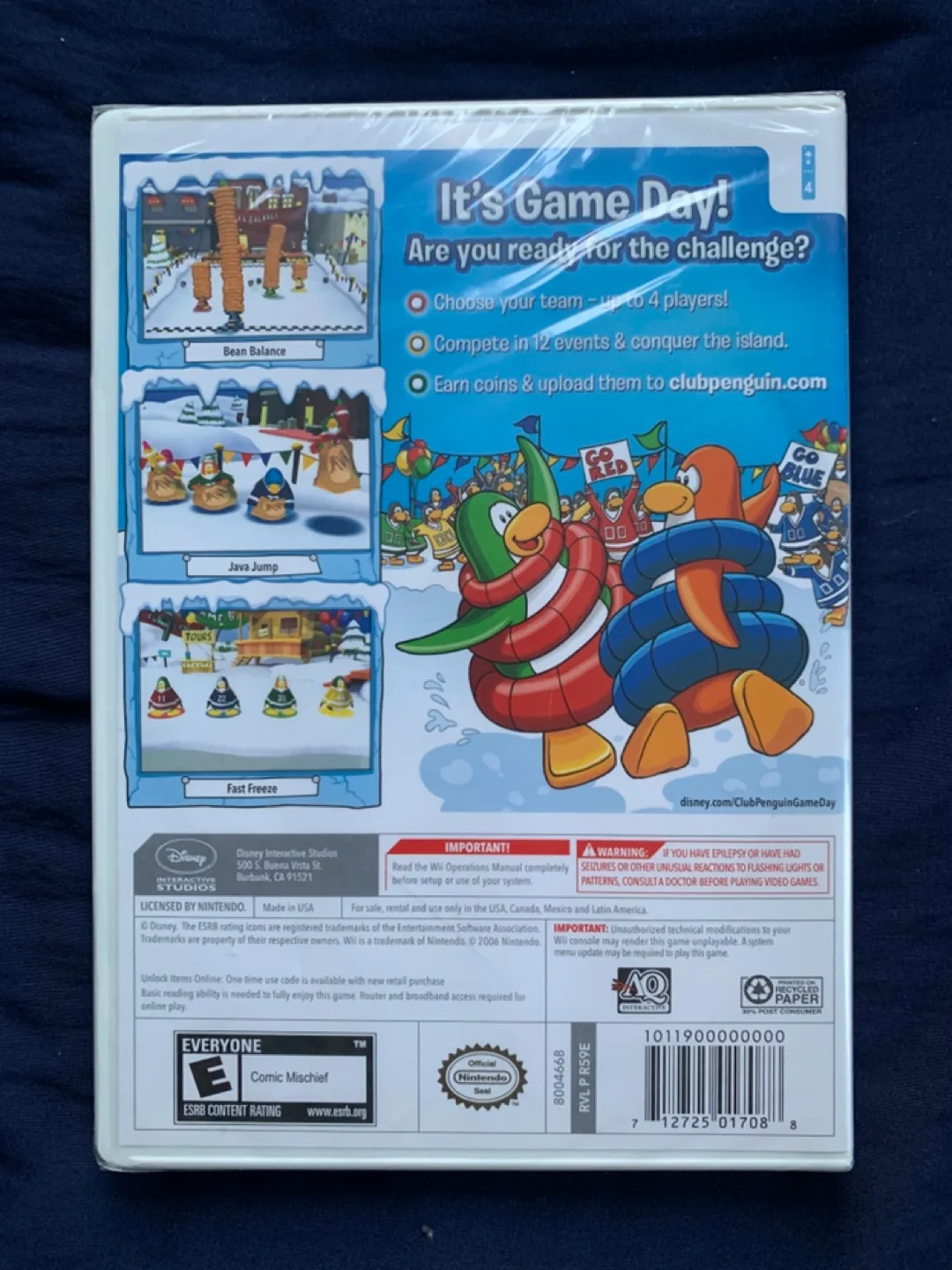 Disney Club Penguin Game Day - Nintendo Wii - Brand New Sealed image indicator(2)