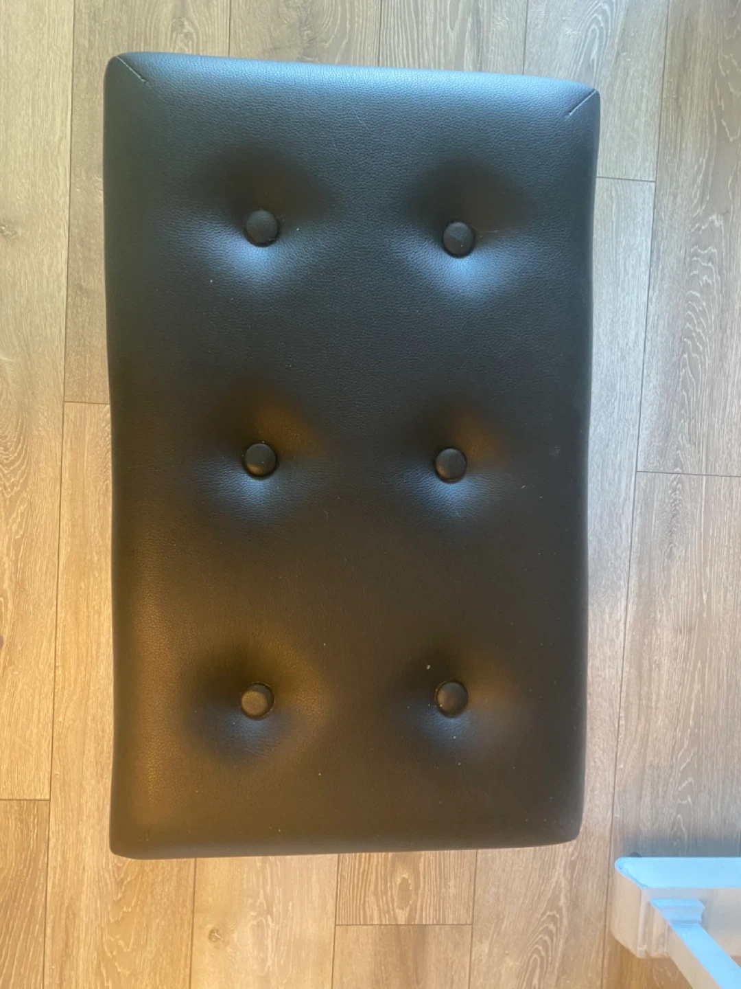 Black Piano Bench with Storage - photo 2