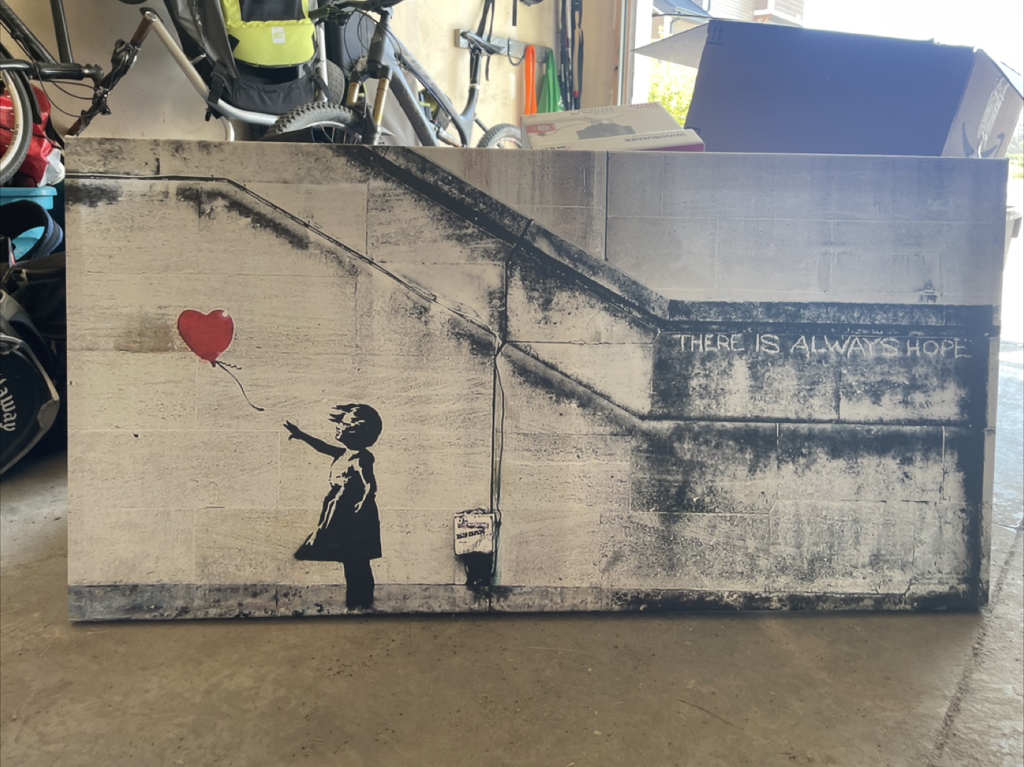 PRINT: Banksy "There Is Always Hope" Wall Art