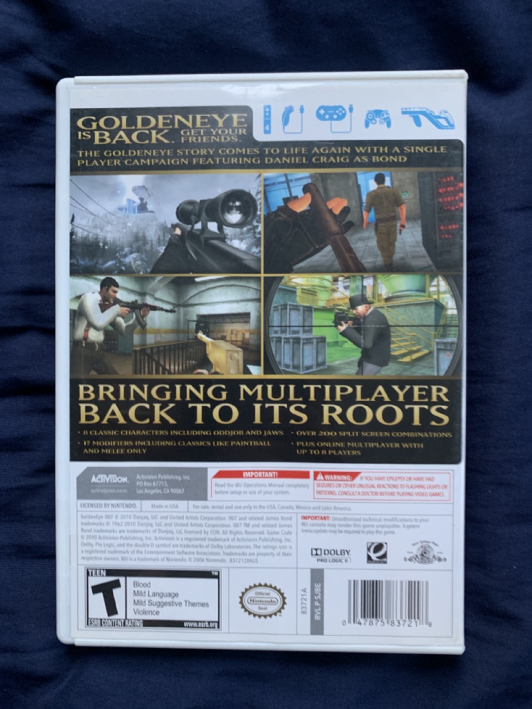 Goldeneye 007 - (Nintendo Wii,) Complete with Manual - photo 2