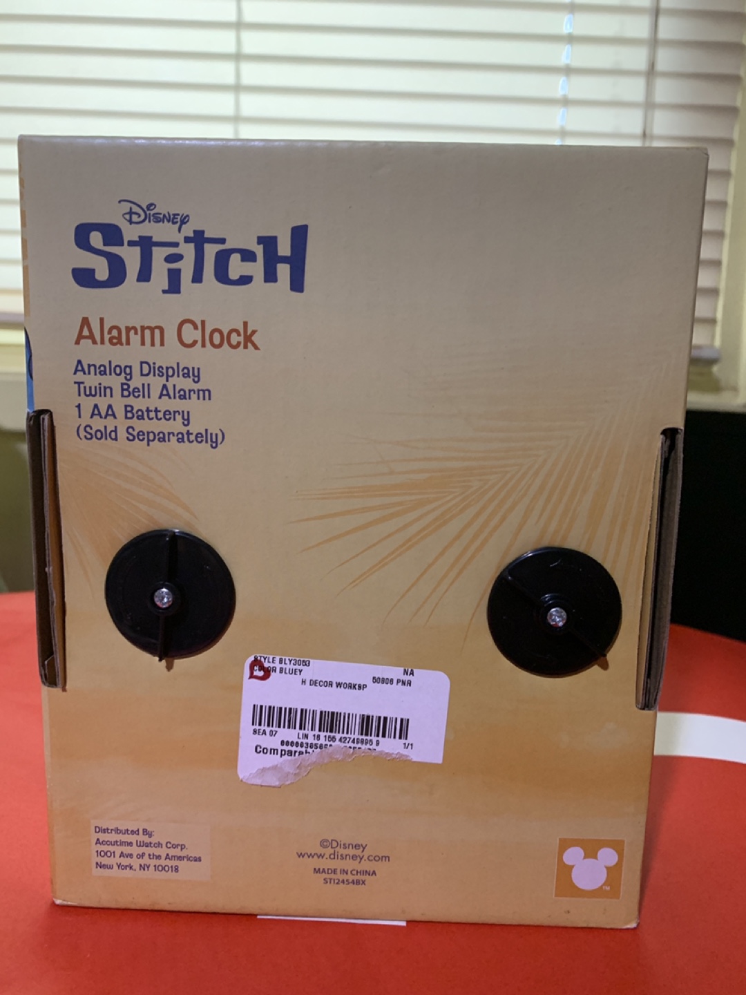 Disney Stitch Alarm Clock - New in Box! - photo 5