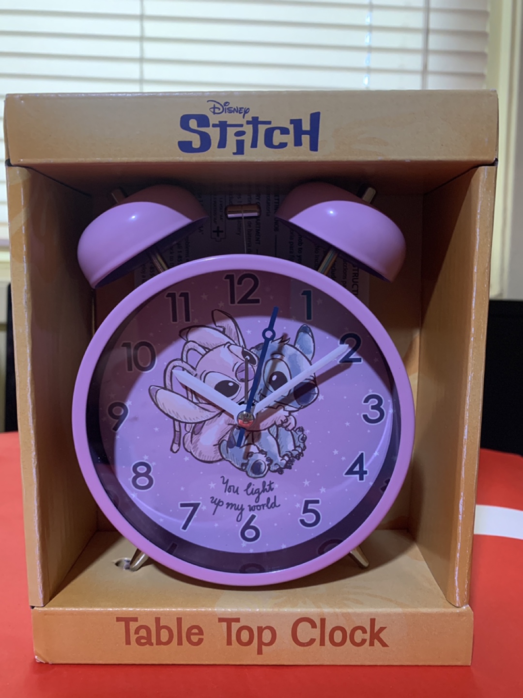 Disney Stitch Alarm Clock - New in Box!