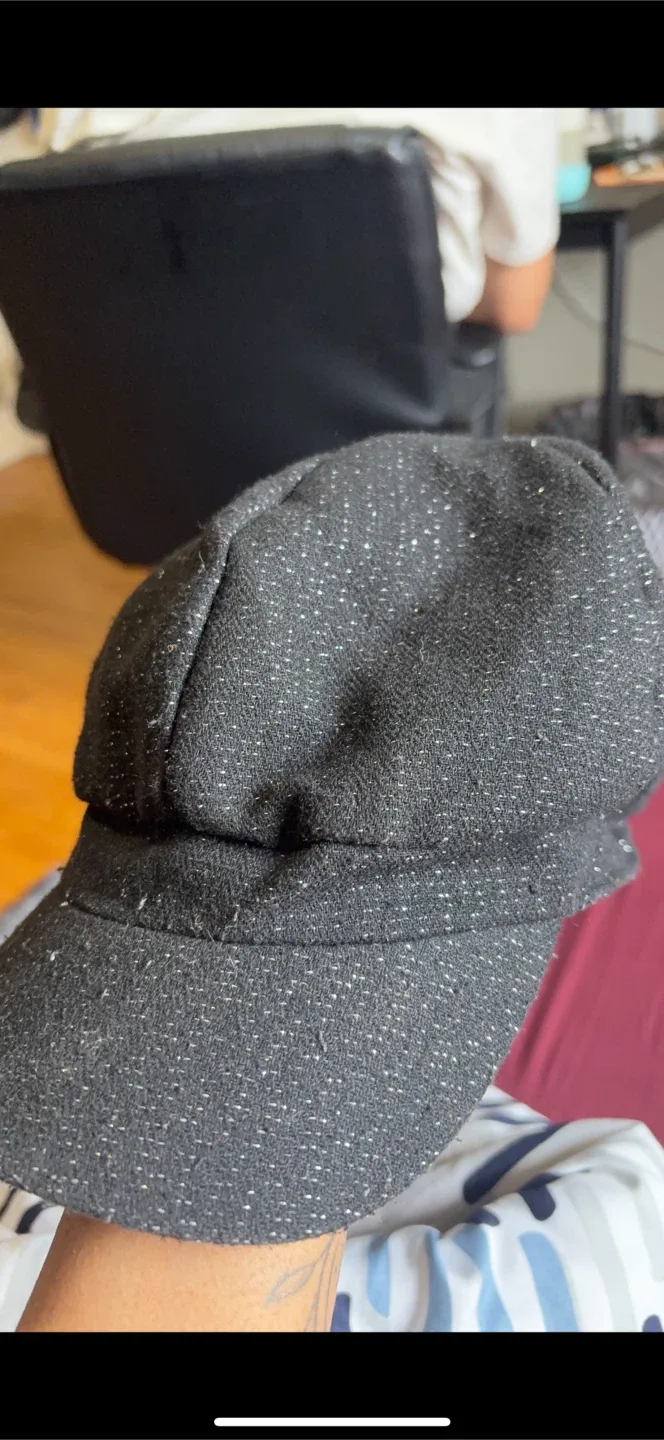 Denver Hayes Newsboy Cap - Black thumbnail