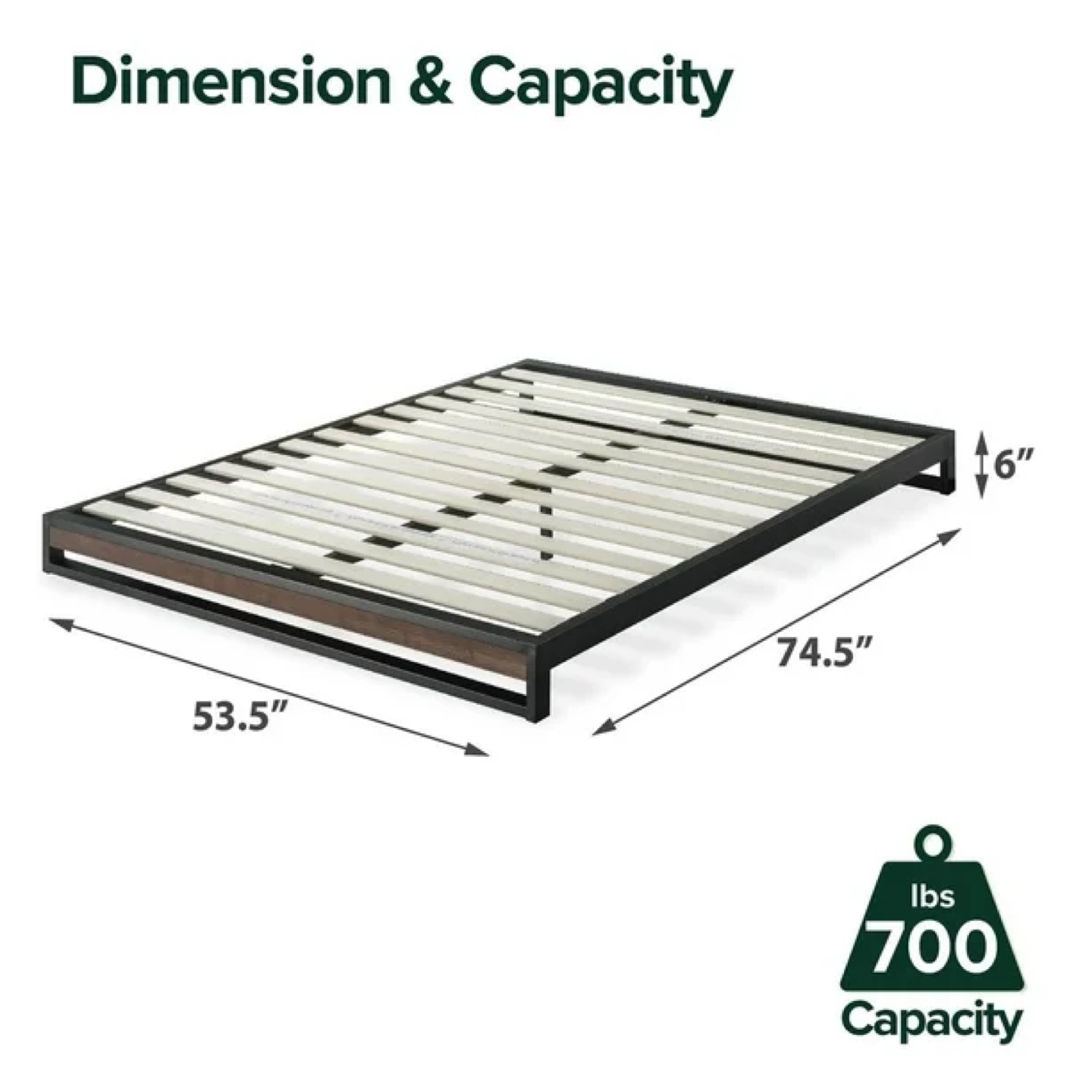 double Size Metal Bed Frame