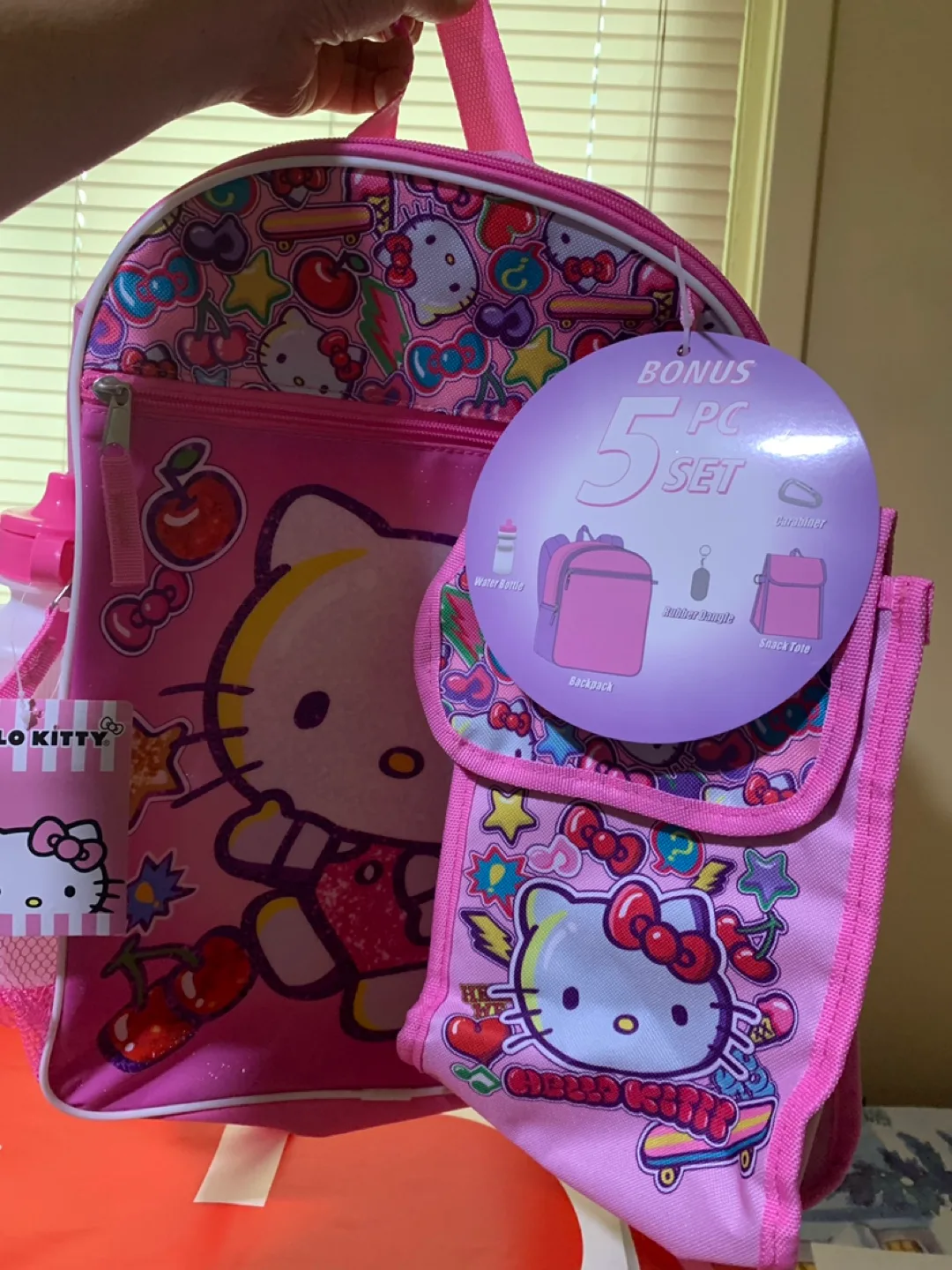 Hello Kitty 5-Piece Backpack Set - NEW thumbnail