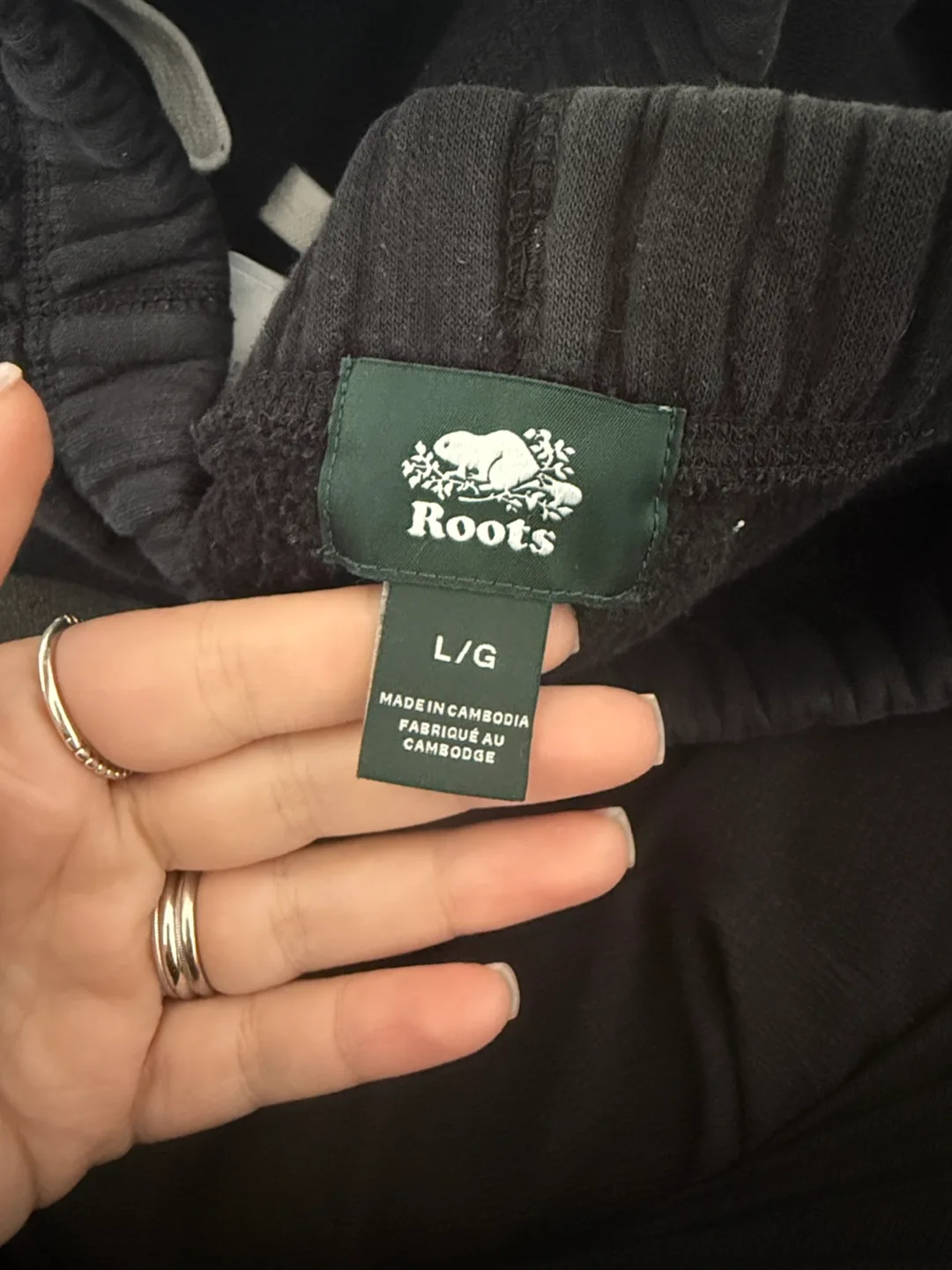 Roots sweatpants size large image indicator(2)