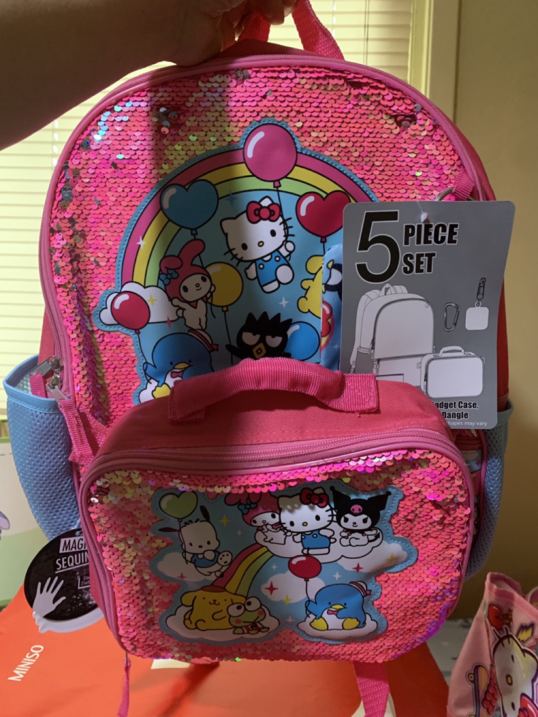 Sanrio 5-Piece Backpack Set - New with Tags