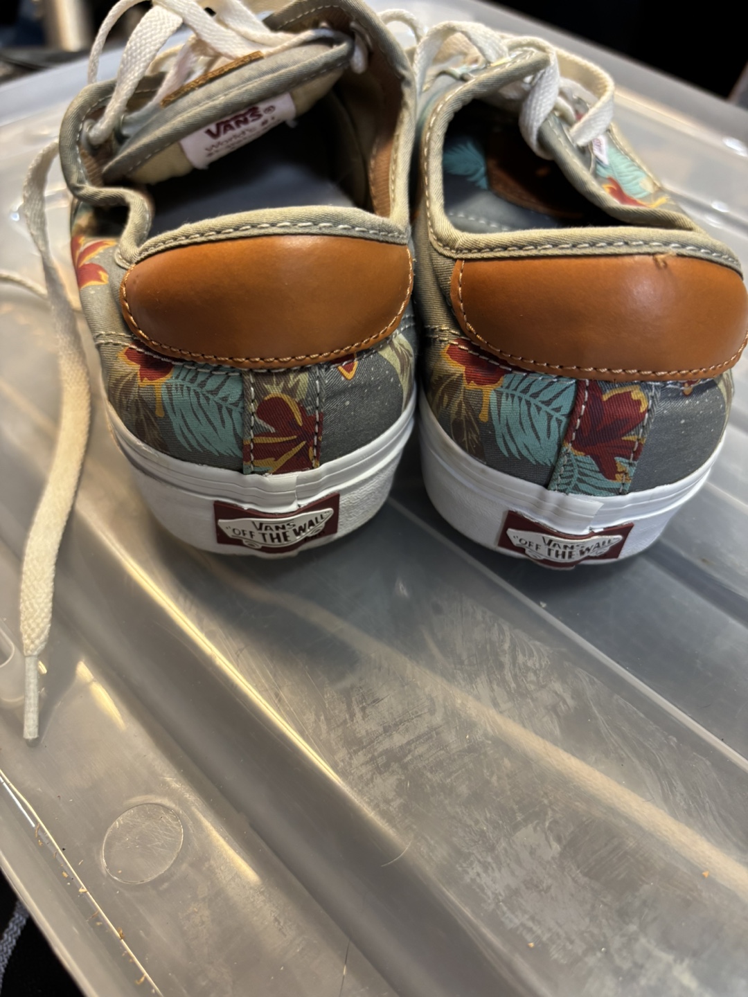 Vans Floral Skate Shoes - Size 7.5 - photo 2