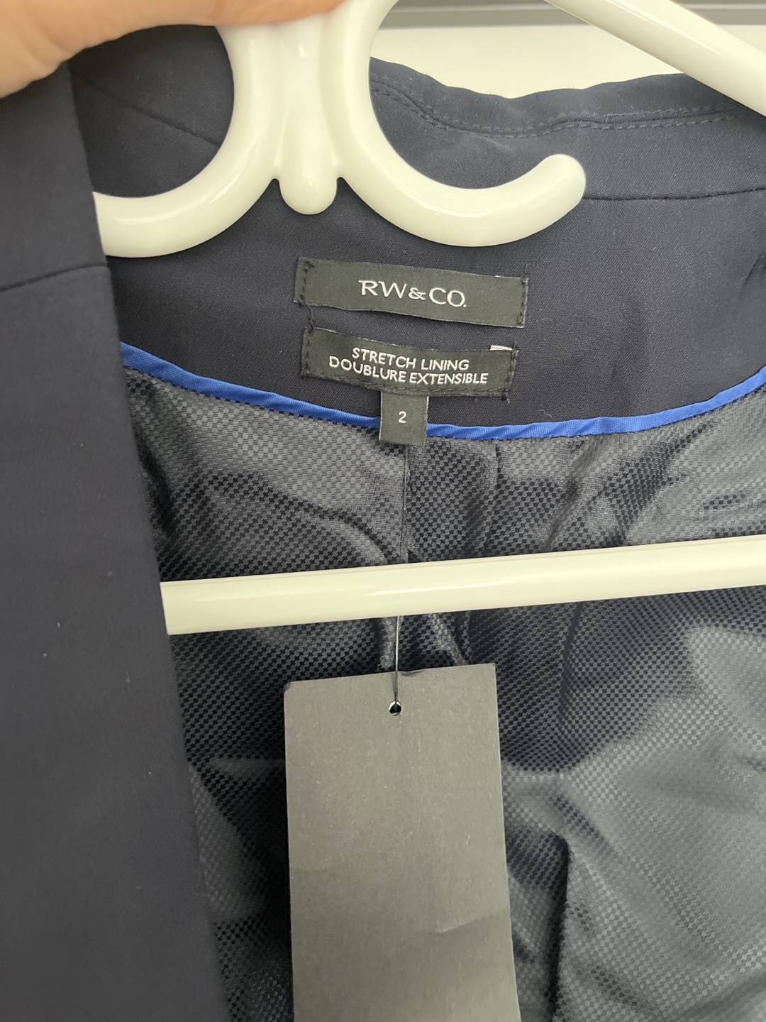 RW&CO. Navy Blazer - Size 2 - photo 2