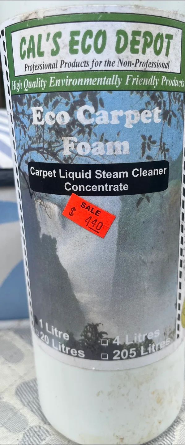Cal's Eco Depot Carpet Foam Cleaner thumbnail