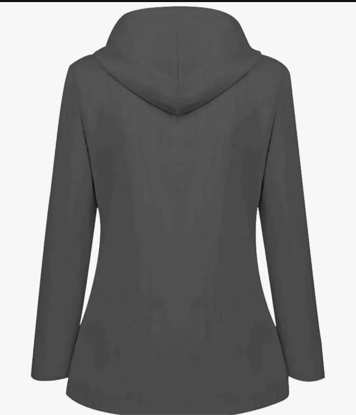 Women's Rain Jacket, Size L, Grey image indicator(2)