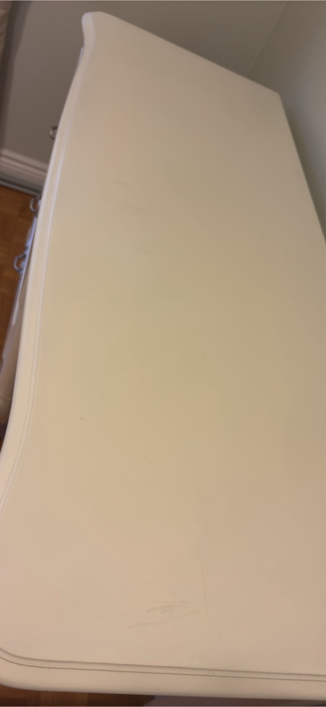 Vintage White Vanity Desk with Chair - photo 2