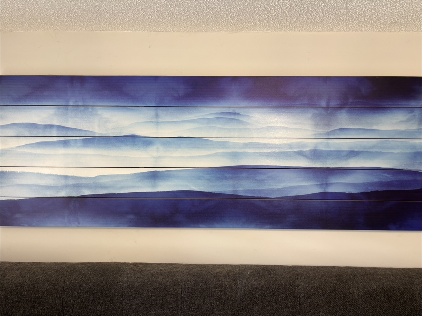 Blue Abstract Wall Painting - large - photo 2