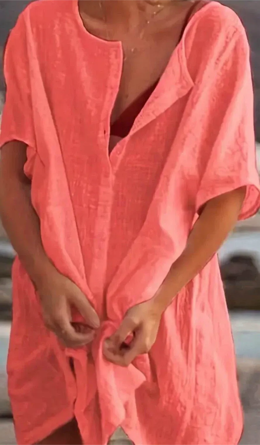 Coral Tunic Dress thumbnail