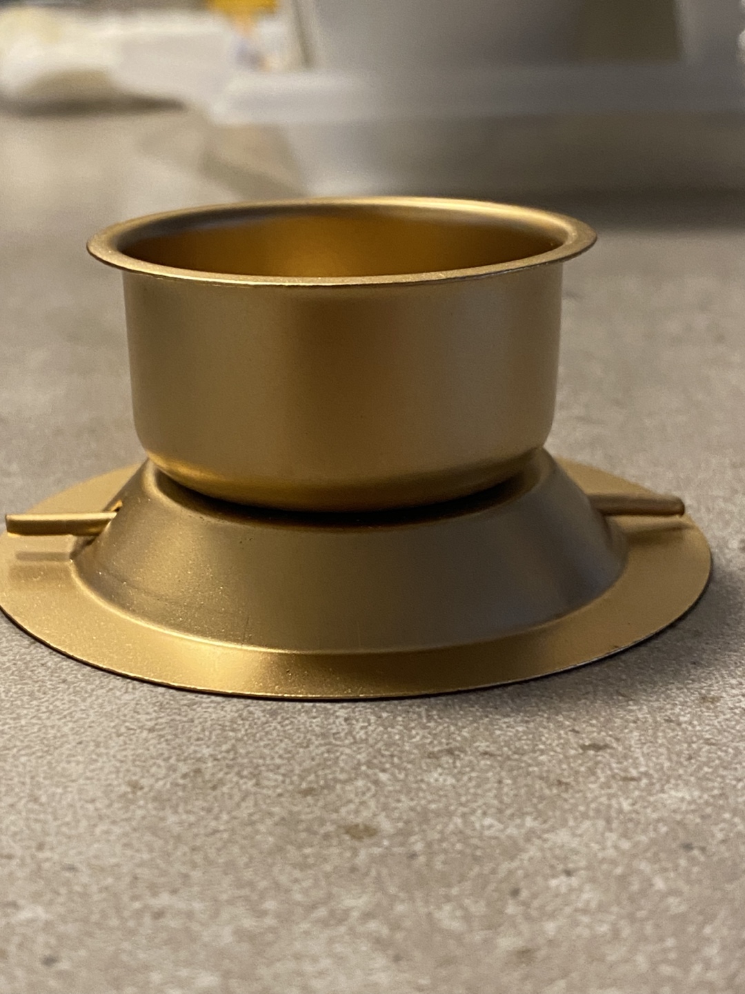 Gold/ Copper Candle Holder