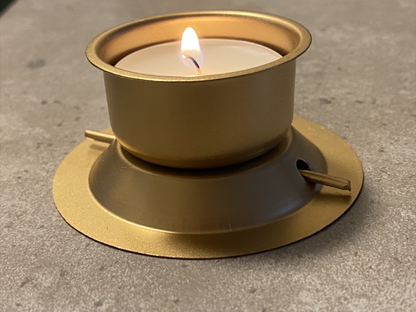 Gold/ Copper Candle Holder - photo 5