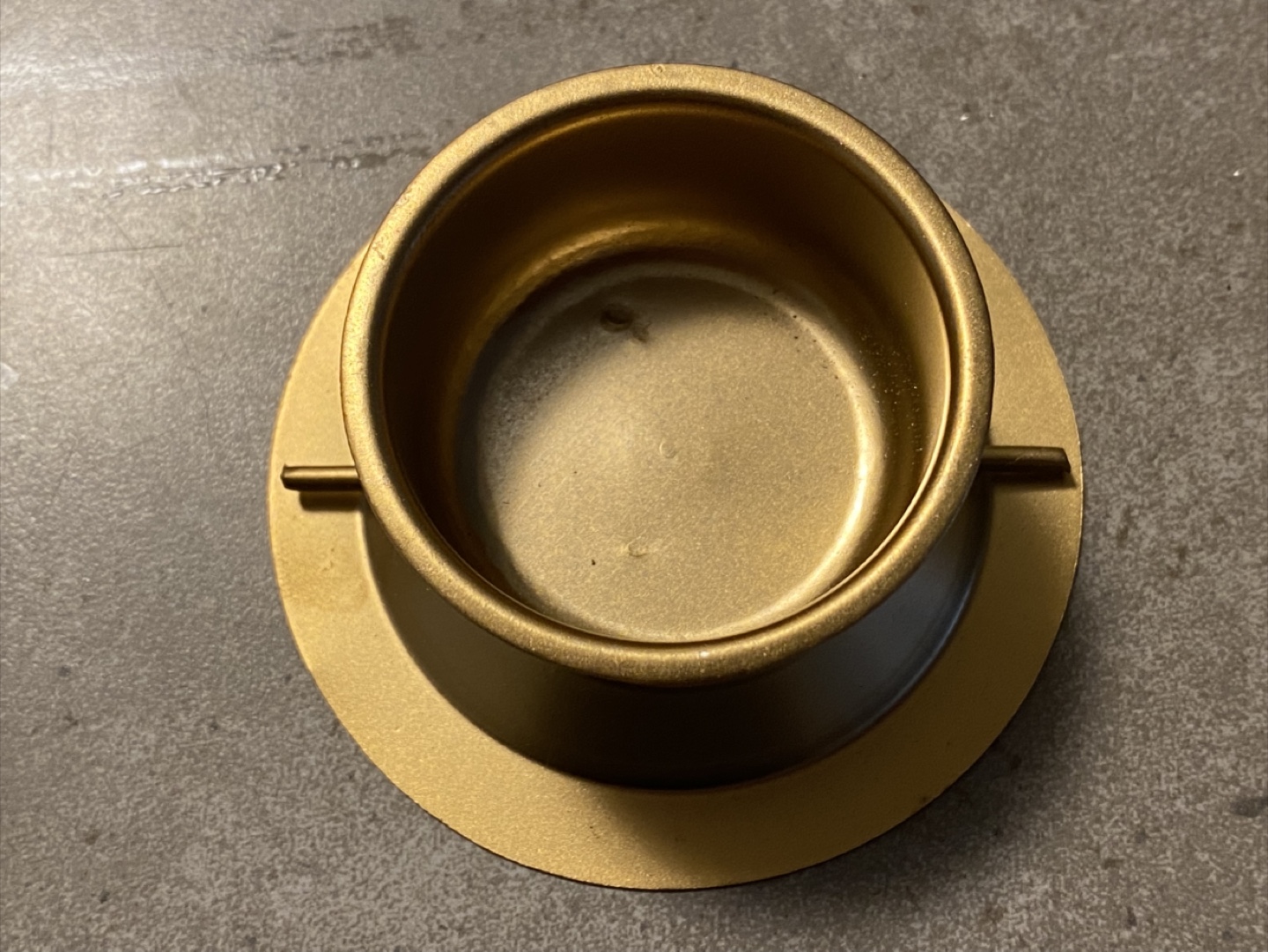 Gold/ Copper Candle Holder - photo 2