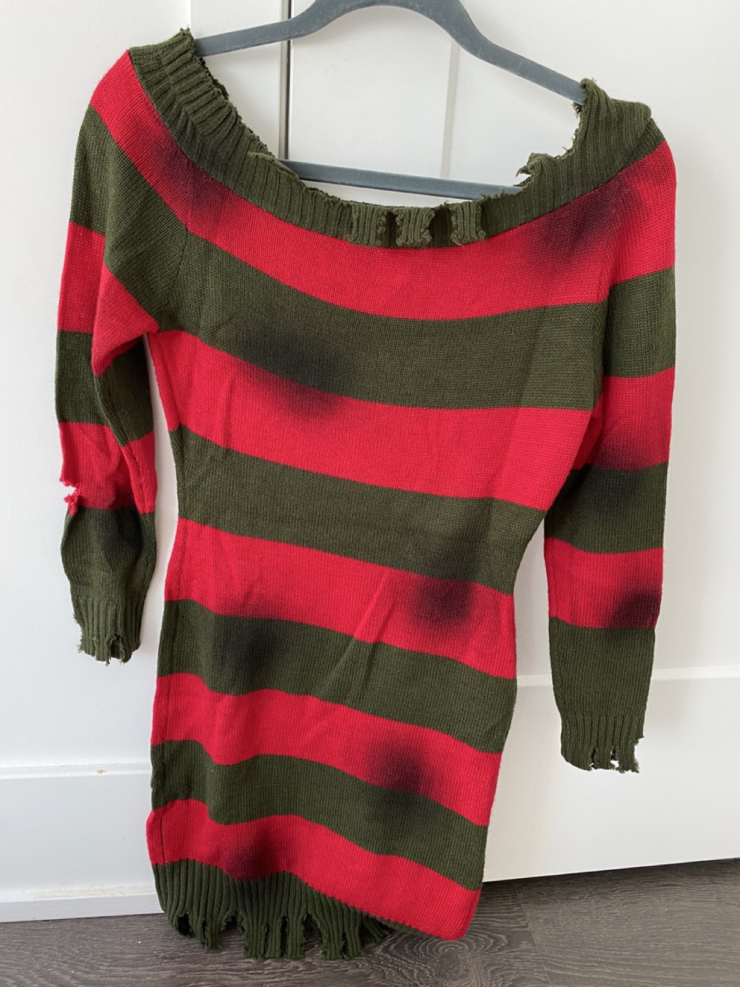 Nightmare on Elm Sweater Dress Halloween Costume - S - photo 2