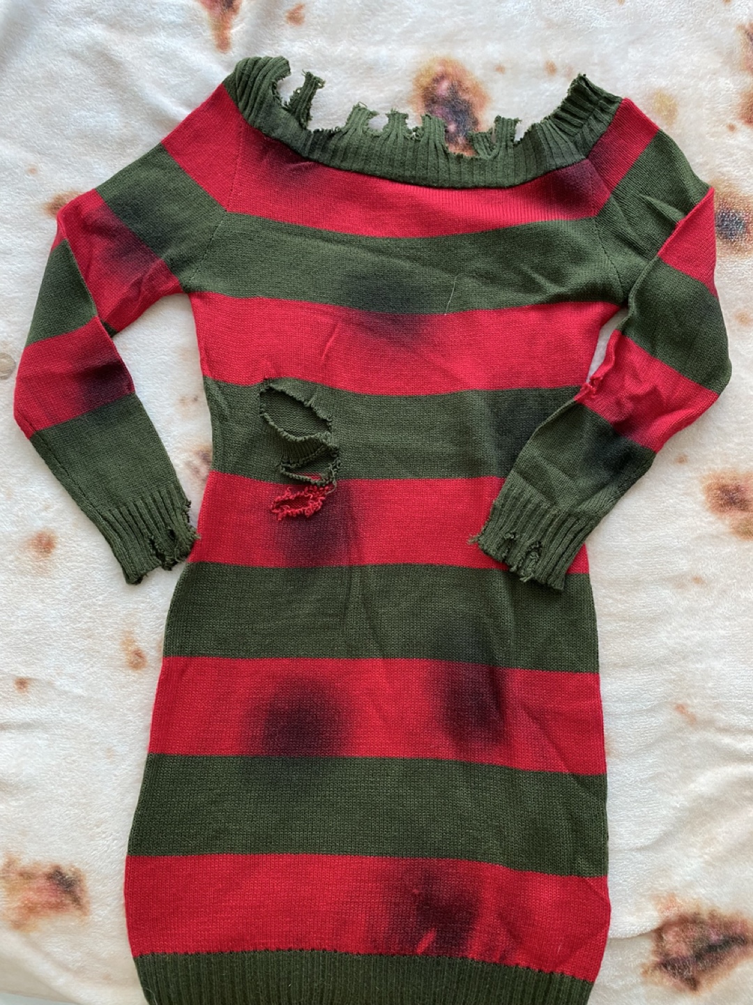 Nightmare on Elm Sweater Dress Halloween Costume - S - photo 4