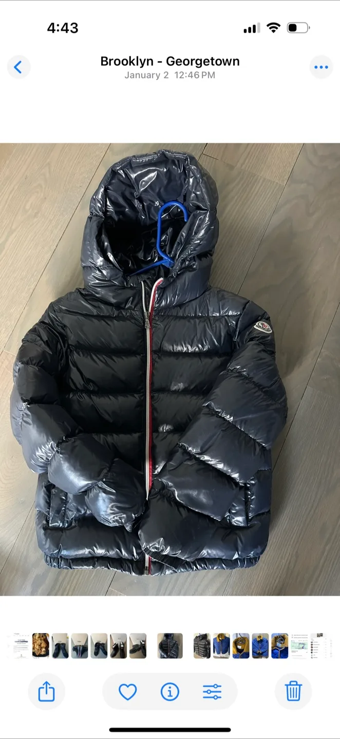 Moncler Kids Down Puffer Jacket image indicator(2)