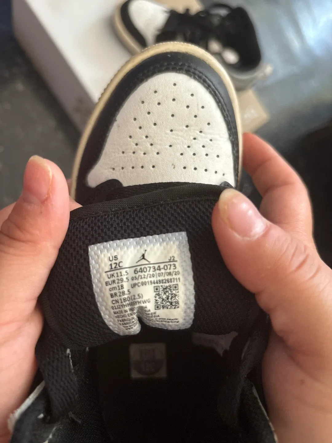 Nike Air Jordan 1 Toddler Shoes - Size 12C image indicator(3)