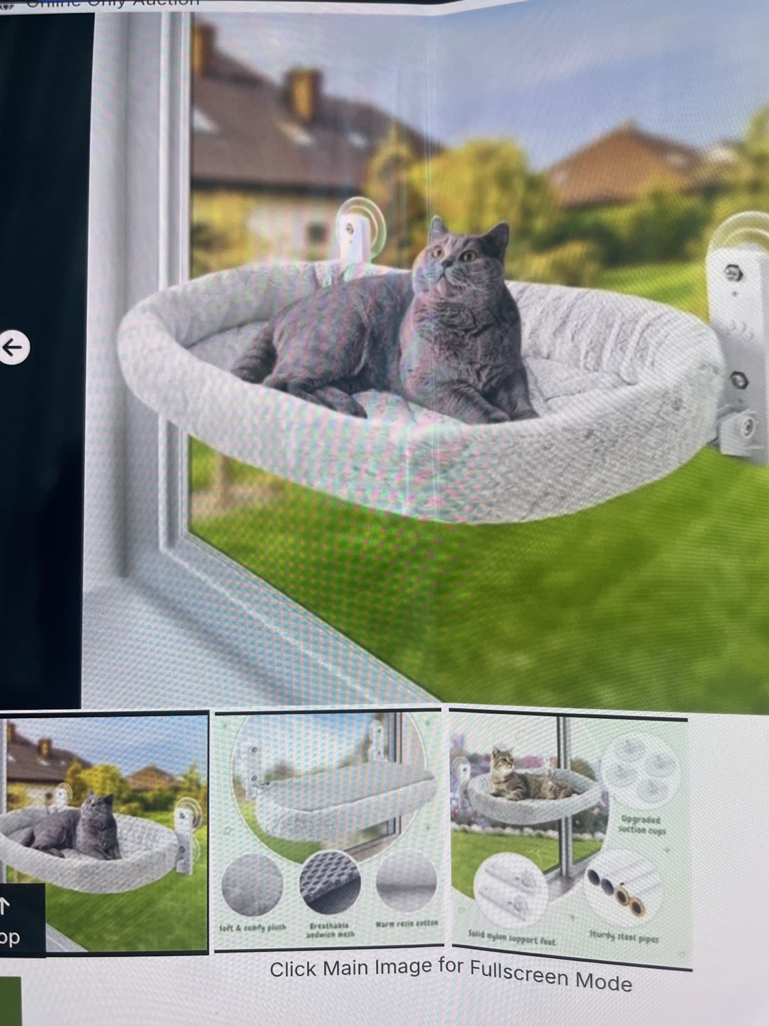 Window Cat Bed - Soft & Comfy Plush