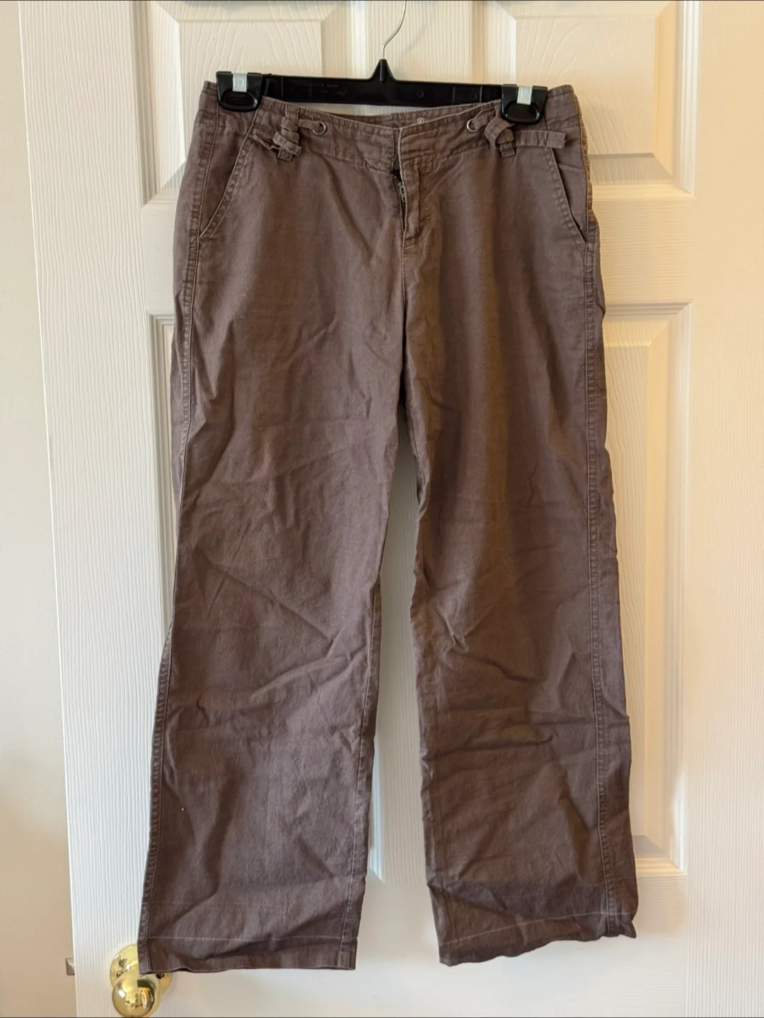Brown Wide Leg Pants- xs thumbnail