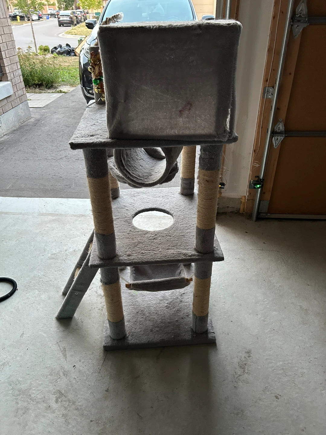 Grey Cat Tree with Scratching Posts - photo 3