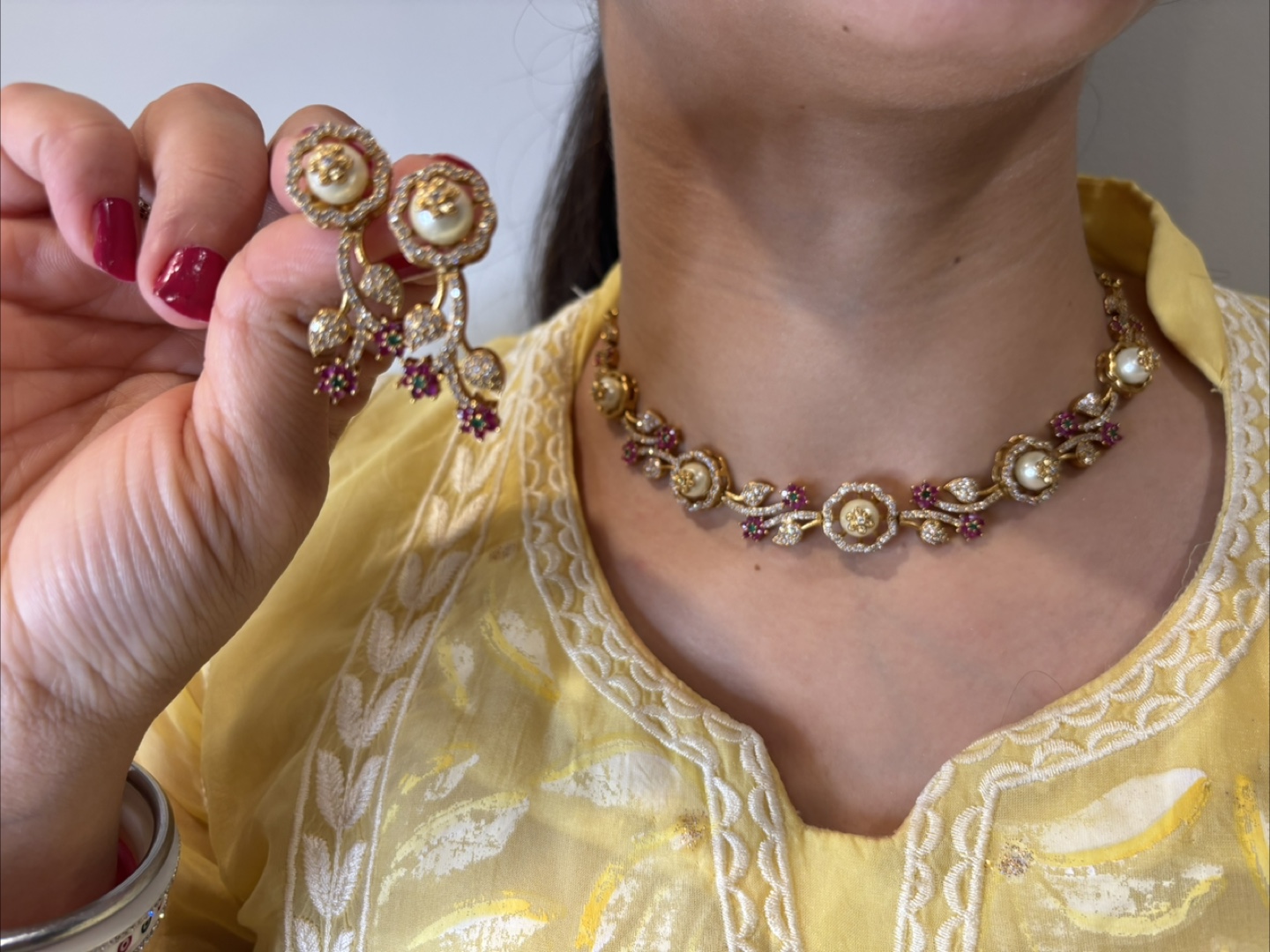 Necklace and Earrings Set - photo 2