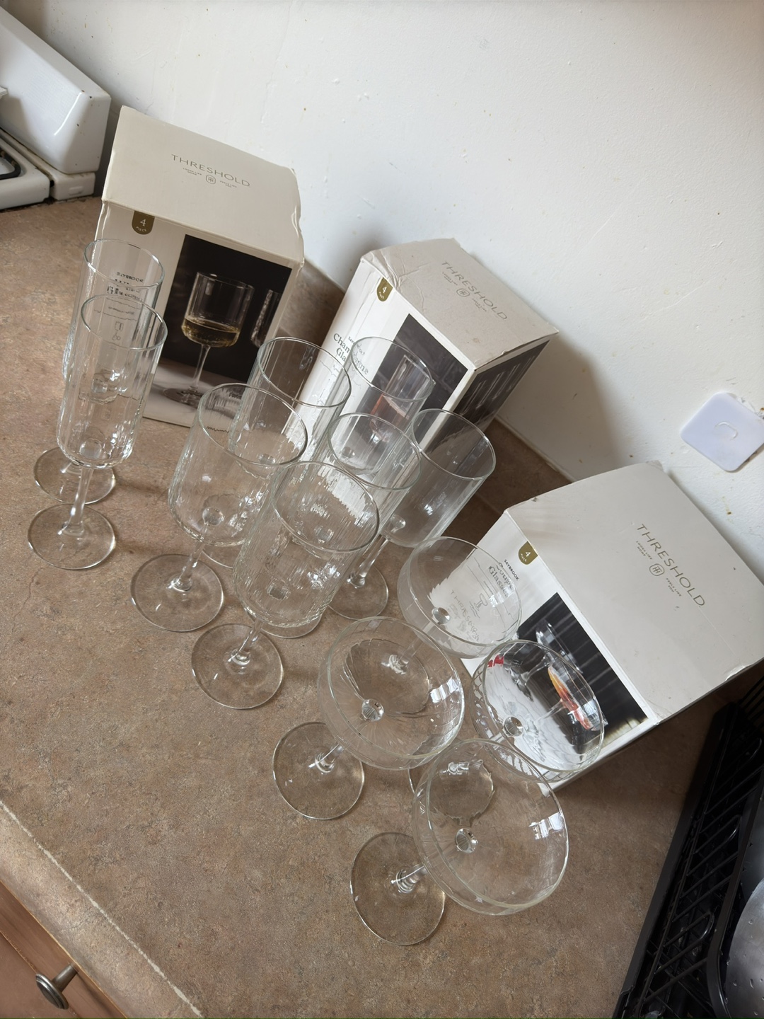 Threshold Champagne Glasses - photo 5