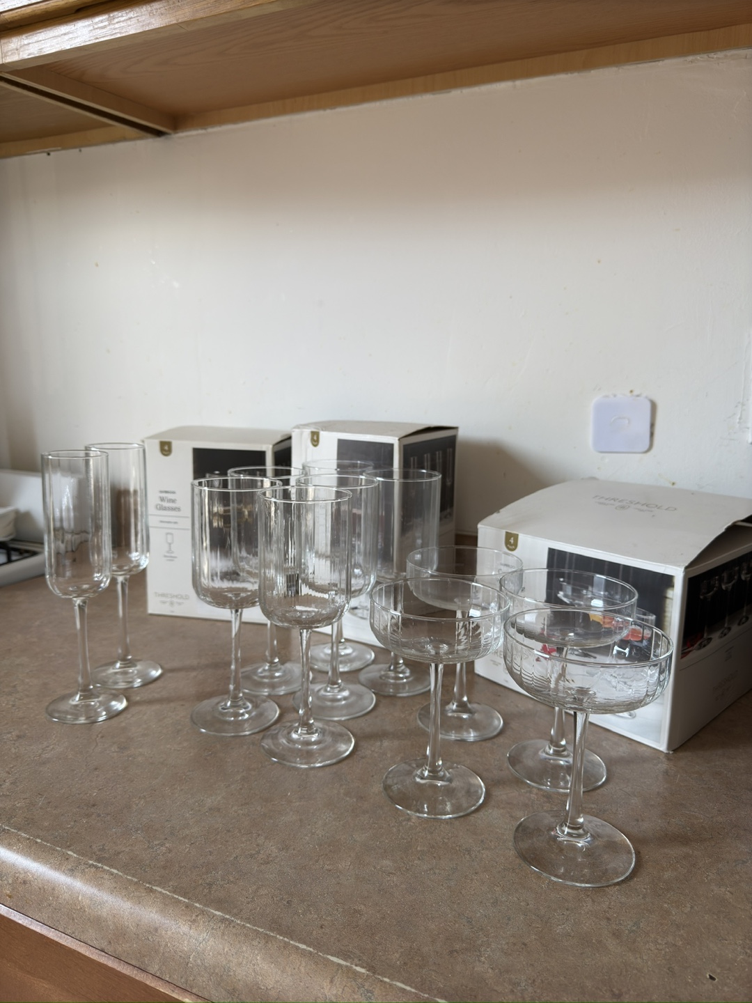 Threshold Champagne Glasses
