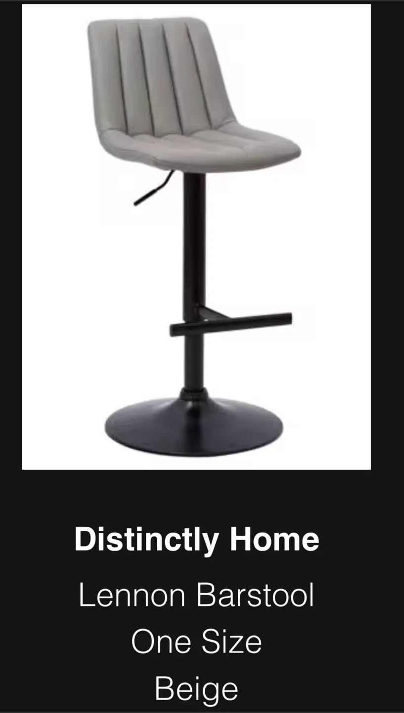 Distinctly Home Lennon Beige Barstools (Set of 2) image indicator(2)