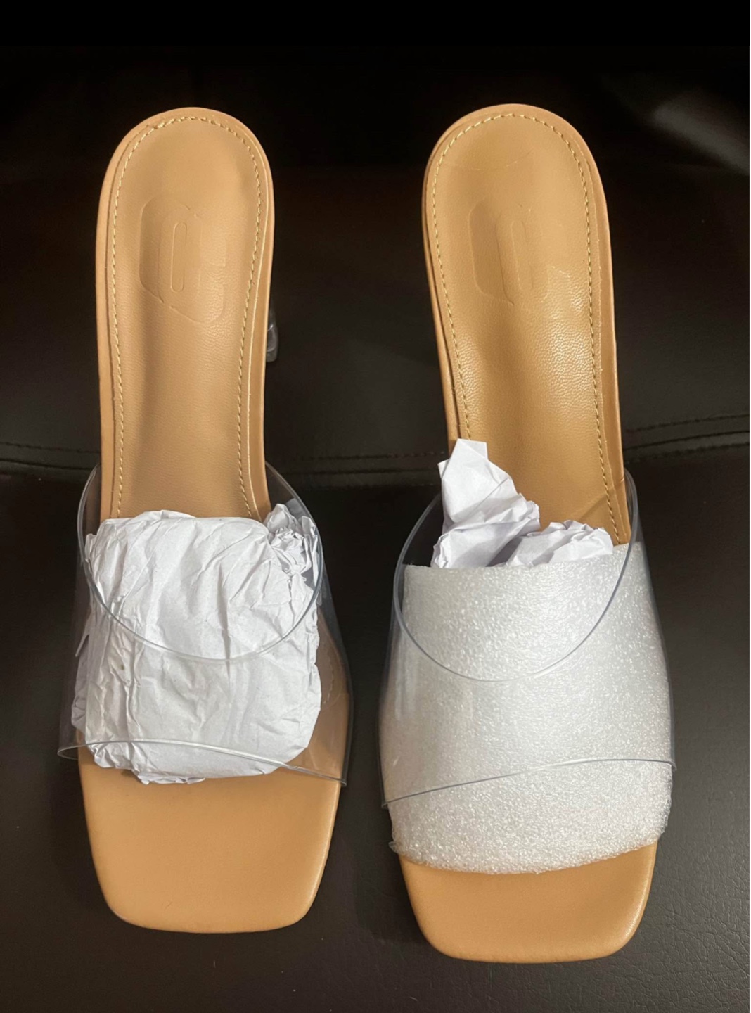 New Clear Heels - Size 9.5