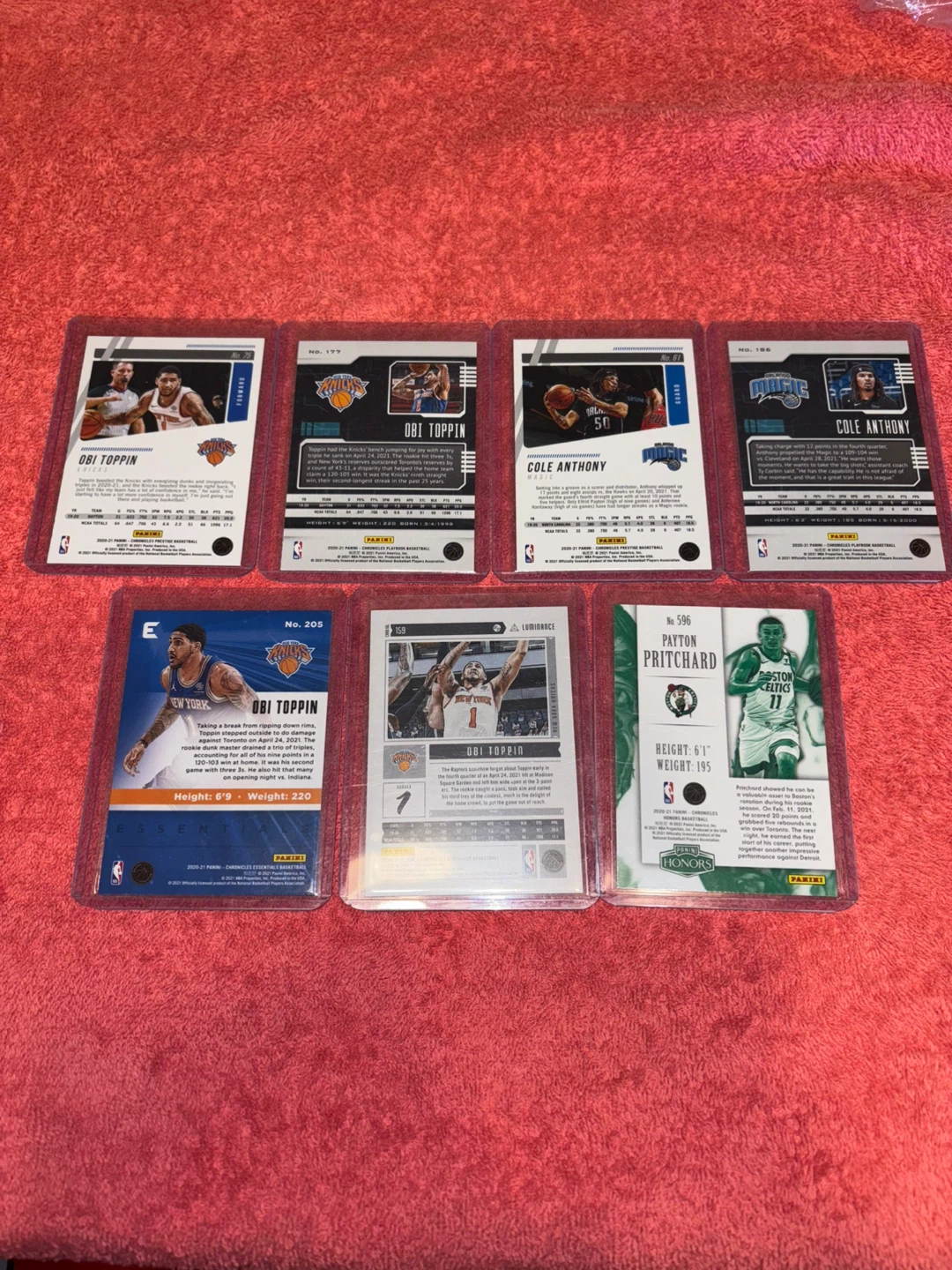 Basketball Trading Cards - Toppin, Anthony, Pritchard - photo 2