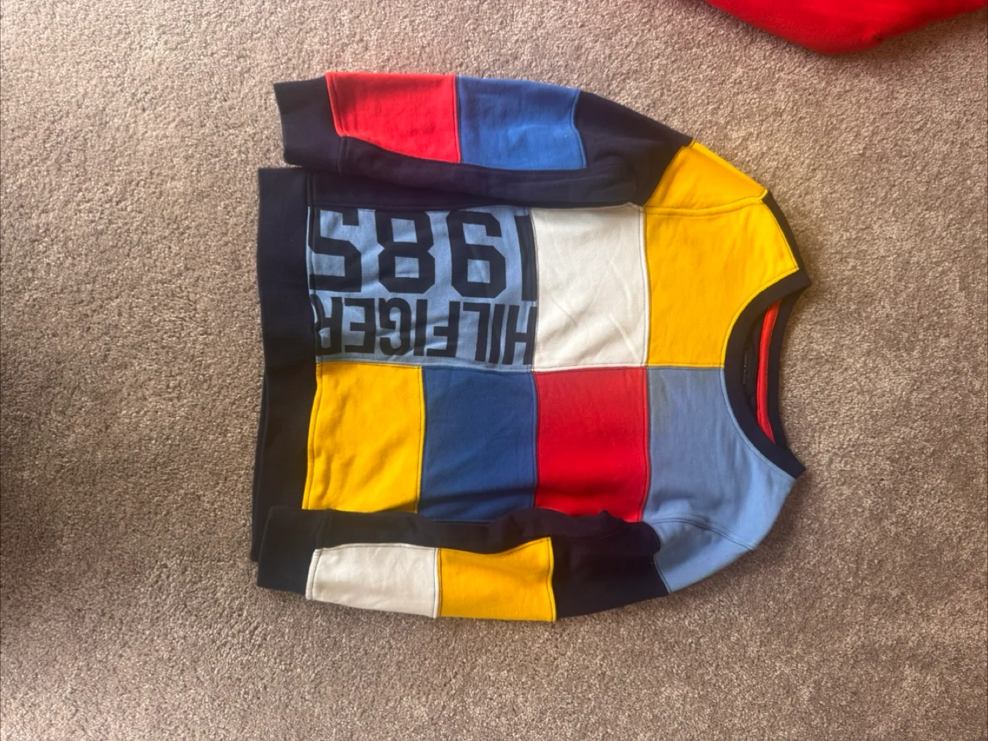 Tommy Hilfiger Colour Block Sweatshirt - Size M (8-10) thumbnail