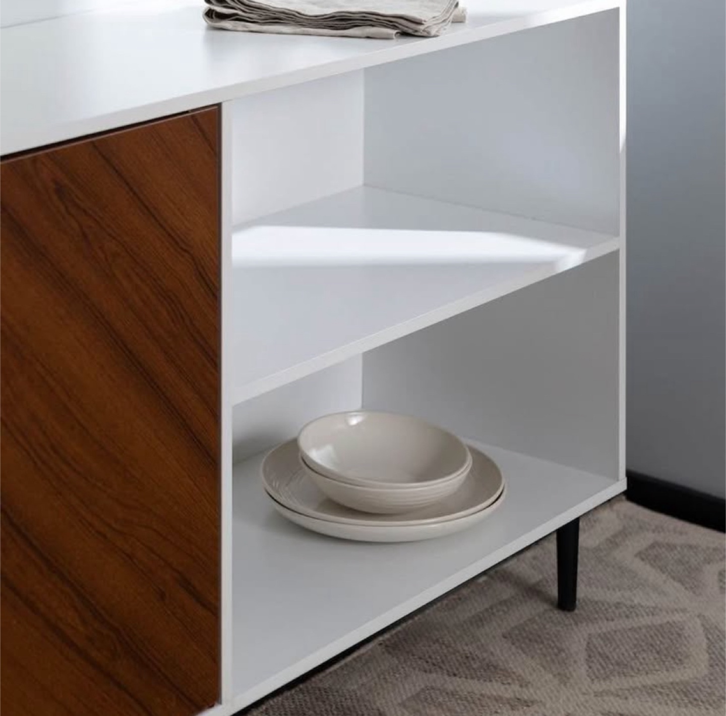 New Storage Console, TV Stand, Sideboard Record Player/Albums - photo 3