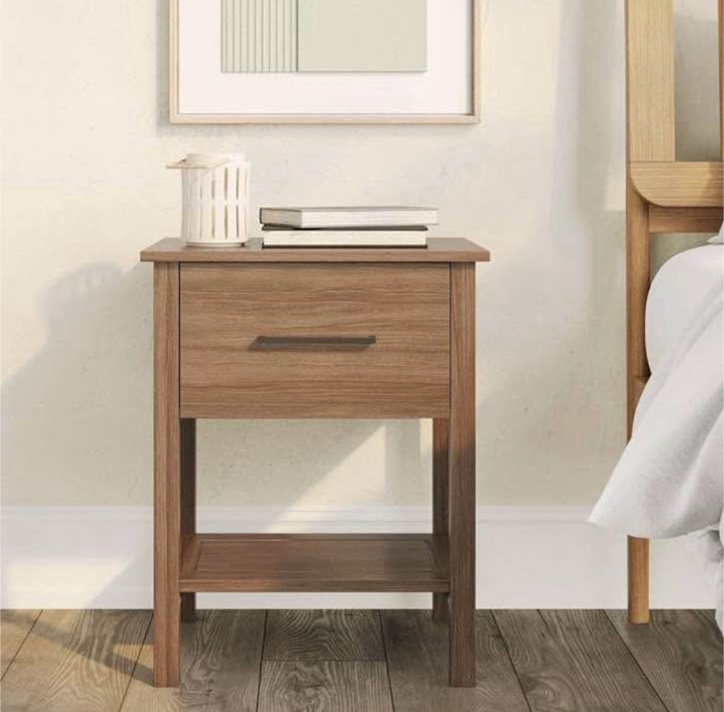 New Set of 2 Nightstands or Side Tables with Drawer Storage - photo 2