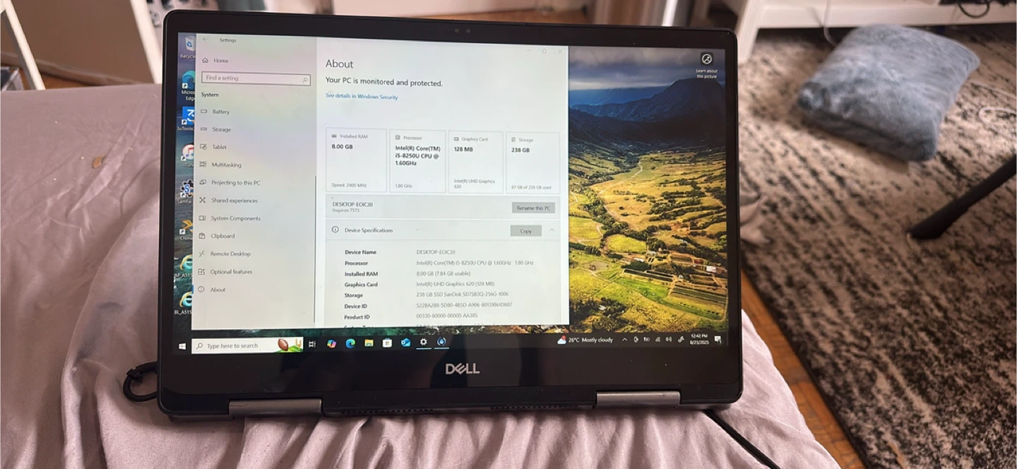 Dell Inspiron 7573 2-in-1 Laptop