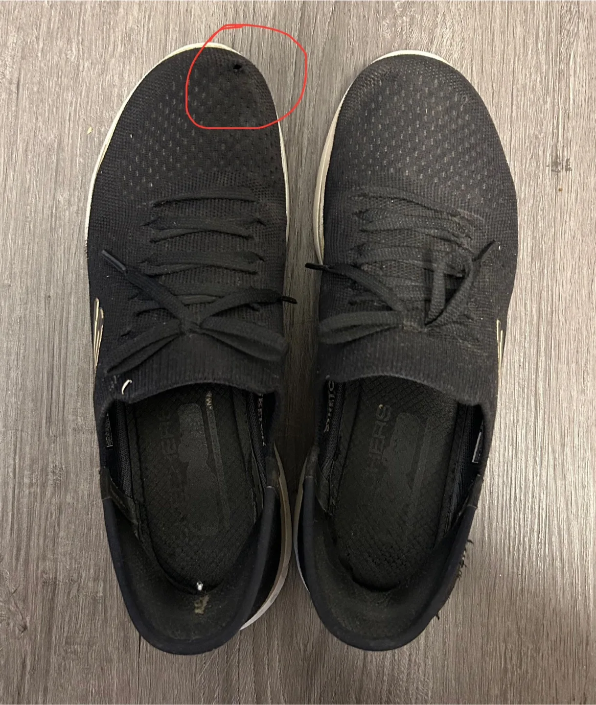 Skechers Slip-ins Black Sneakers, Women’s Size US 10 image indicator(3)