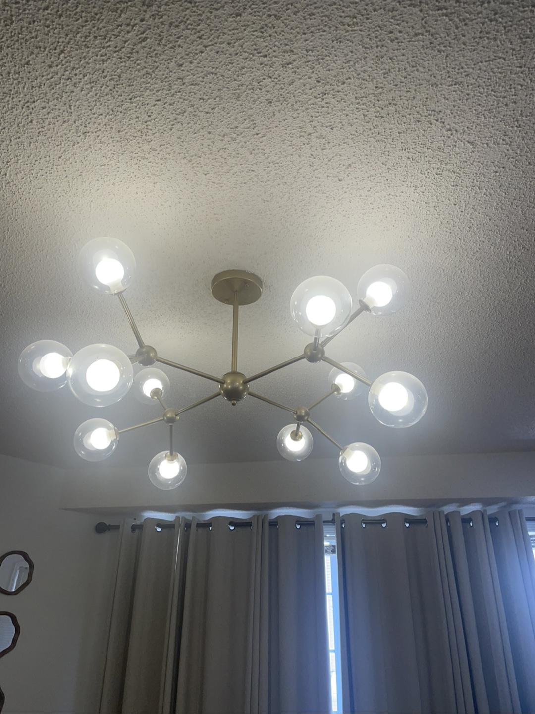 Modern Sputnik Style Ceiling Light - photo 2