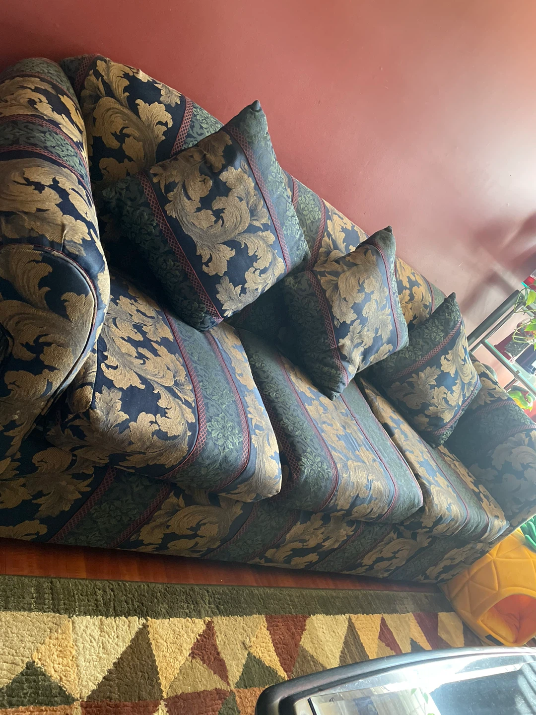 Floral Patterned Sofa and Loveseat Set - photo 2