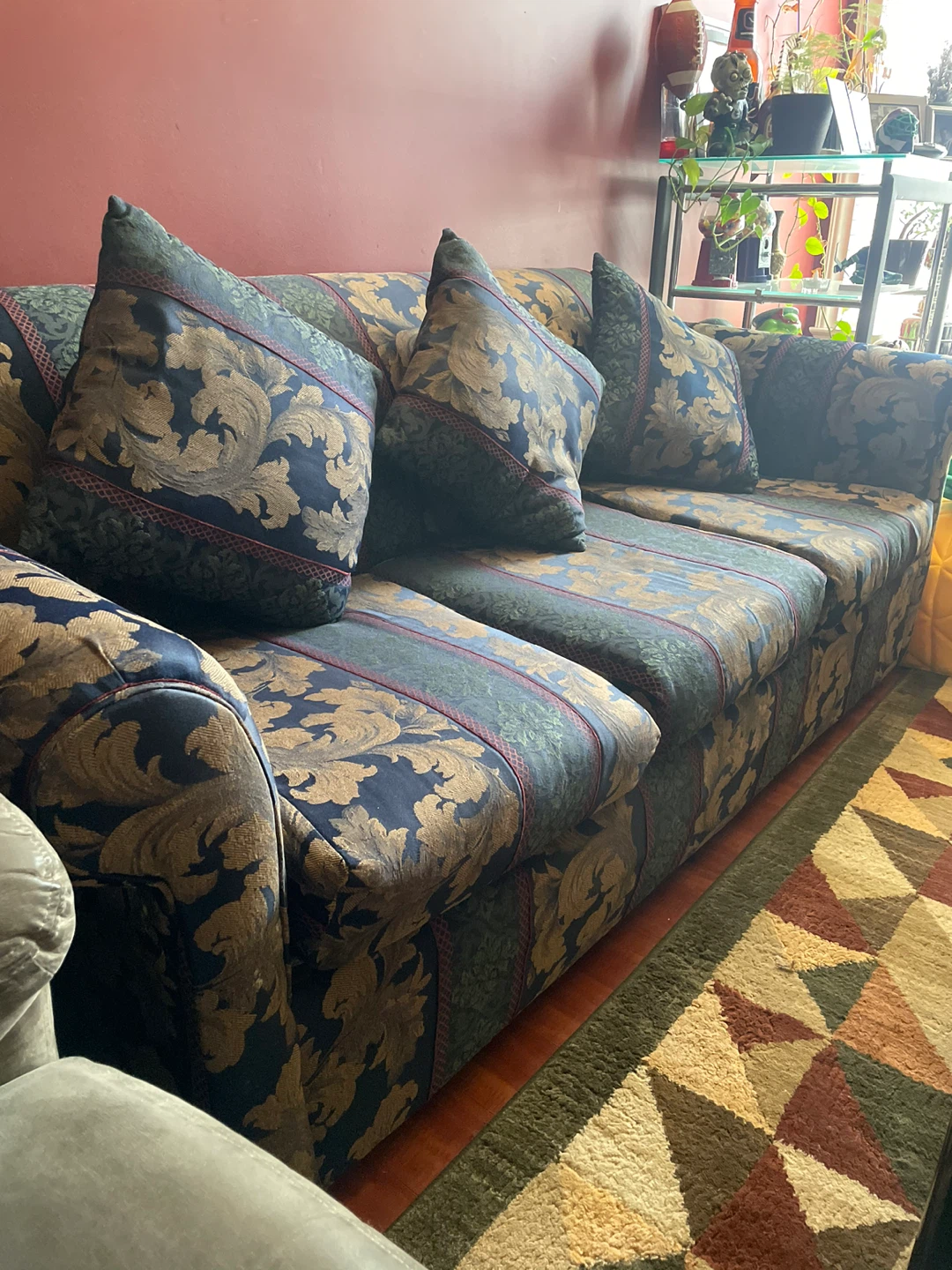 Floral Patterned Sofa and Loveseat Set - photo 5