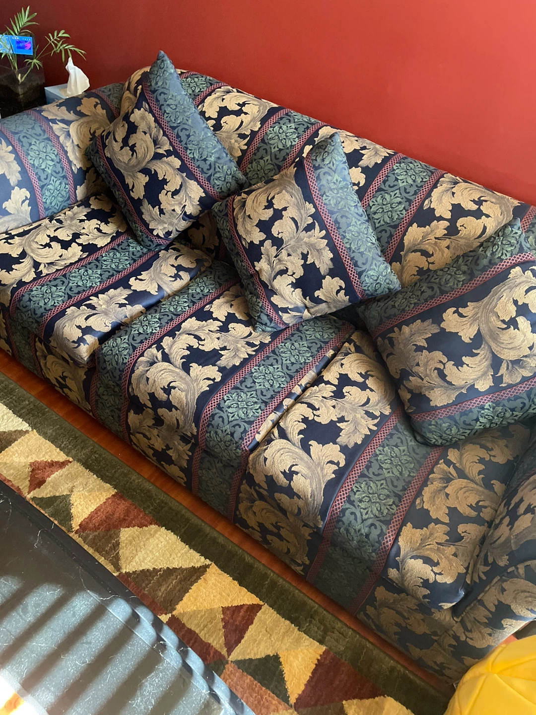 Floral Patterned Sofa and Loveseat Set - photo 3
