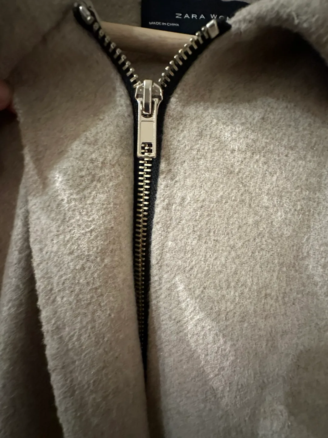 Zara Fall jacket - Woman Beige Wool Blend image indicator(5)